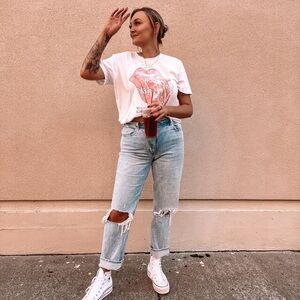 Abercombie the 90’s straight ultra high rise